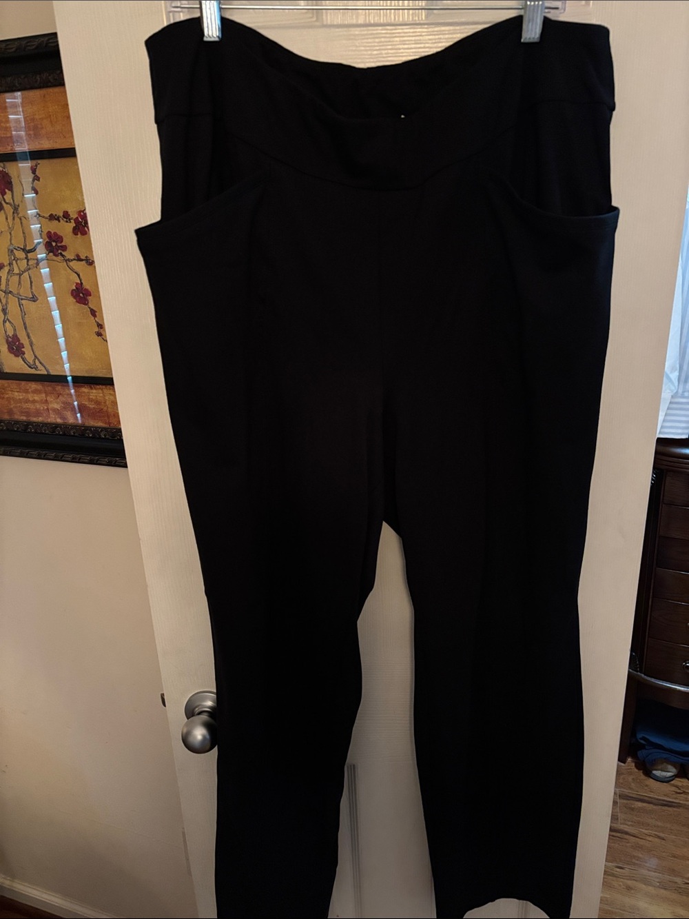 Cato Black Pull-On hi-rise Stretch Trousers